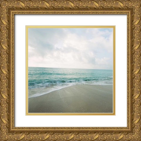 Beach Scene II Gold Ornate Wood Framed Art Print with Double Matting by Bryant, Susan