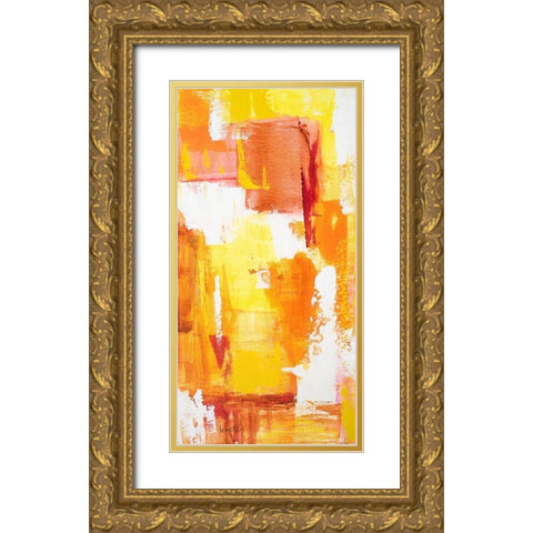 MidSummer I Gold Ornate Wood Framed Art Print with Double Matting by Loreth, Lanie