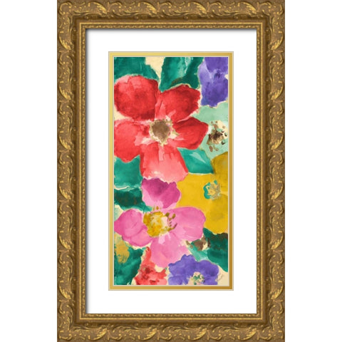 Spring Sonata I Gold Ornate Wood Framed Art Print with Double Matting by Loreth, Lanie