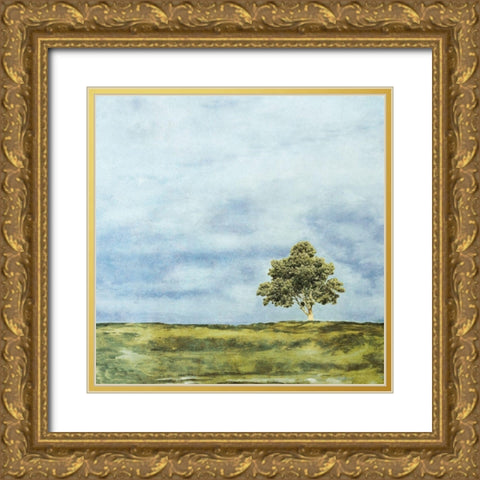Summer Oak Gold Ornate Wood Framed Art Print with Double Matting by Mabat, Ynon