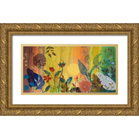 Daylight Has Spoken Gold Ornate Wood Framed Art Print with Double Matting by Maria, Robin