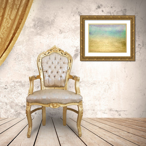 Misty Ocean II Gold Ornate Wood Framed Art Print with Double Matting by Mabat, Ynon