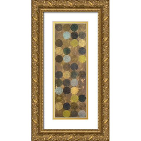 Modulation II Gold Ornate Wood Framed Art Print with Double Matting by Marcon, Michael