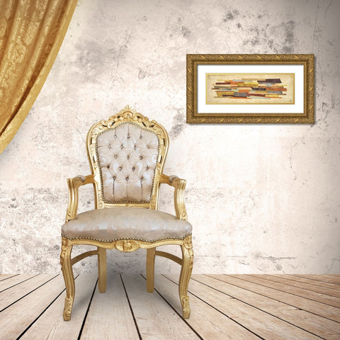 Elemental I Gold Ornate Wood Framed Art Print with Double Matting by Marcon, Michael