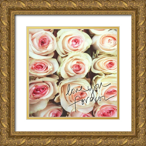 Forever Gold Ornate Wood Framed Art Print with Double Matting by Peck, Gail