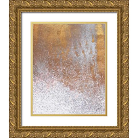 Gold Summer Woods I Gold Ornate Wood Framed Art Print with Double Matting by Mercado, M.