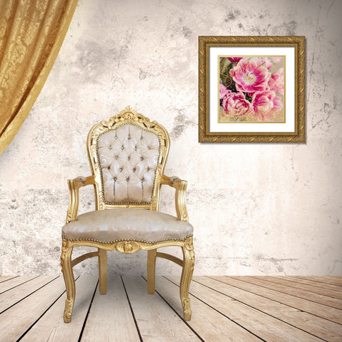 Sparkle Gold Ornate Wood Framed Art Print with Double Matting by Gardner, Sarah
