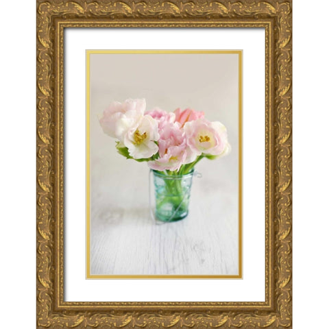Another Casual Morning Gold Ornate Wood Framed Art Print with Double Matting by Gardner, Sarah
