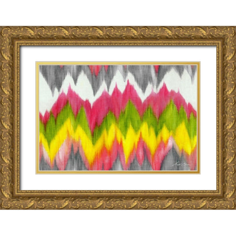 Vibrant Crests Gold Ornate Wood Framed Art Print with Double Matting by Edwins, Hugo