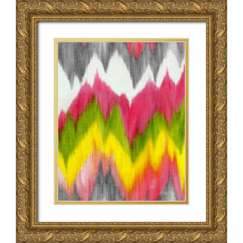 Vibrant Crests I Gold Ornate Wood Framed Art Print with Double Matting by Edwins, Hugo
