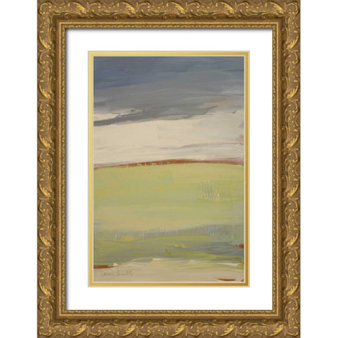 Flatlands I Gold Ornate Wood Framed Art Print with Double Matting by Loreth, Lanie