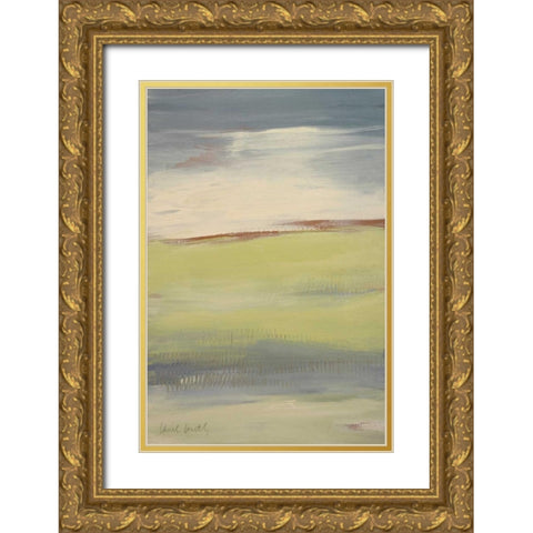 Flatlands II Gold Ornate Wood Framed Art Print with Double Matting by Loreth, Lanie
