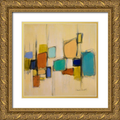 Cityside I Gold Ornate Wood Framed Art Print with Double Matting by Loreth, Lanie