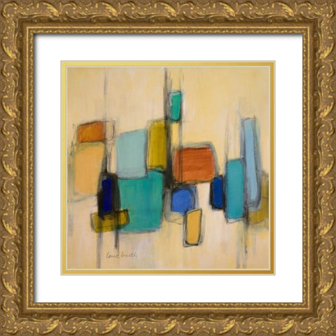 Cityside II Gold Ornate Wood Framed Art Print with Double Matting by Loreth, Lanie