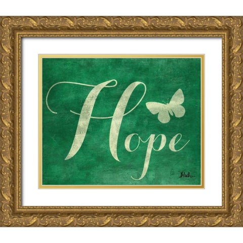 Hope and Dream I Gold Ornate Wood Framed Art Print with Double Matting by Pinto, Patricia
