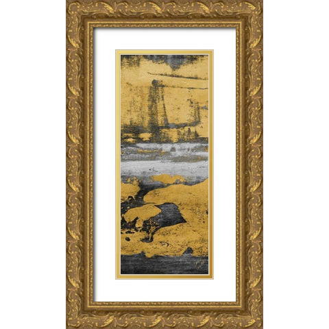 Edge of a Dream Panel II Gold Ornate Wood Framed Art Print with Double Matting by Loreth, Lanie