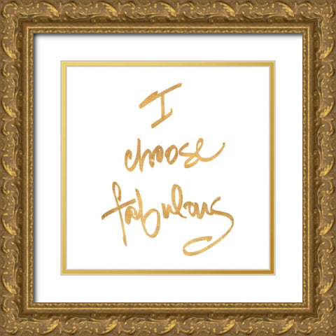 Choose Fabulous Gold Ornate Wood Framed Art Print with Double Matting by SD Graphics Studio