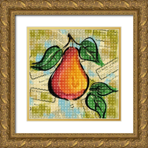 Fashion Fruit V Gold Ornate Wood Framed Art Print with Double Matting by Biscardi, Nicholas