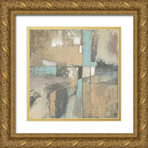 Cool Tangent I Gold Ornate Wood Framed Art Print with Double Matting by Marcon, Michael