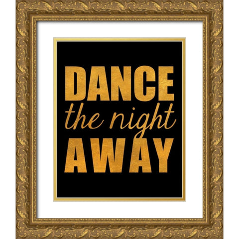 Be and Dance I Gold Ornate Wood Framed Art Print with Double Matting by Studio, SD Graphics