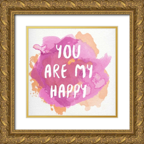 You Are You I Gold Ornate Wood Framed Art Print with Double Matting by Studio, Sd Graphics