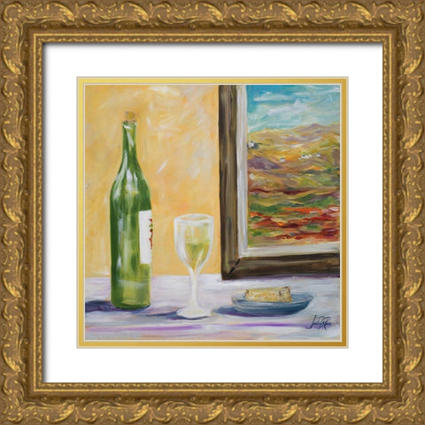 Thursday Afternoon II Gold Ornate Wood Framed Art Print with Double Matting by DeRice, Julie