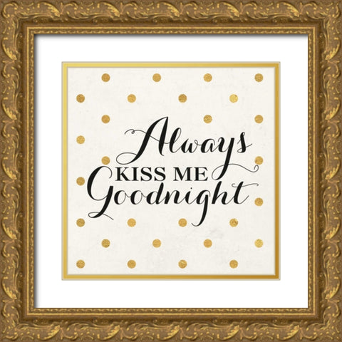 Love Words Black II Gold Ornate Wood Framed Art Print with Double Matting by SD Graphics Studio