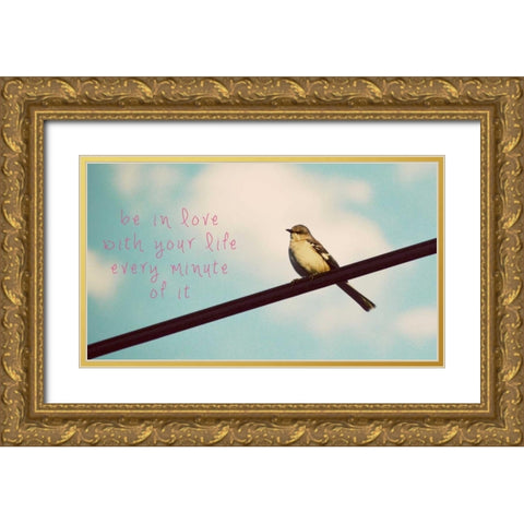 Your Life Gold Ornate Wood Framed Art Print with Double Matting by Peck, Gail