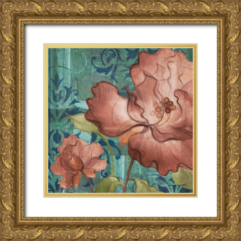 Boho Dream Square I Gold Ornate Wood Framed Art Print with Double Matting by Loreth, Lanie