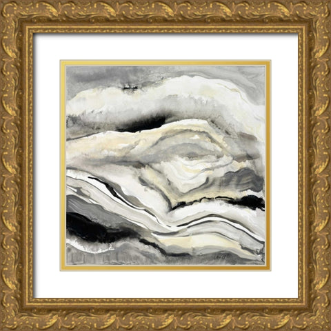 Crystalline II Gold Ornate Wood Framed Art Print with Double Matting by Loreth, Lanie