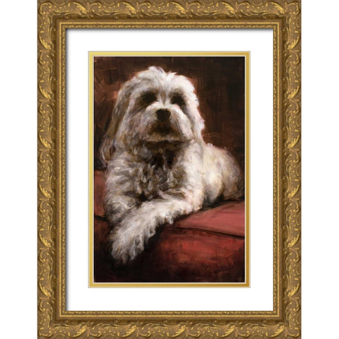 This is my Seat Gold Ornate Wood Framed Art Print with Double Matting by Johnson, Walt