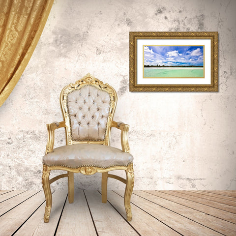Perspective from Waves Gold Ornate Wood Framed Art Print with Double Matting by Bryant, Susan