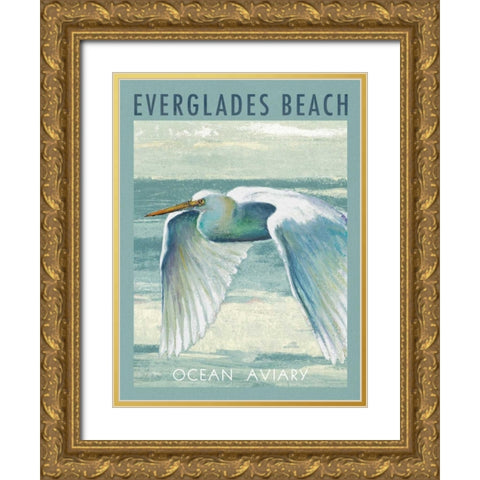 Everglades Poster II Gold Ornate Wood Framed Art Print with Double Matting by Pinto, Patricia