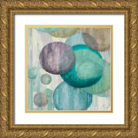 Globalization Gold Ornate Wood Framed Art Print with Double Matting by Pinto, Patricia