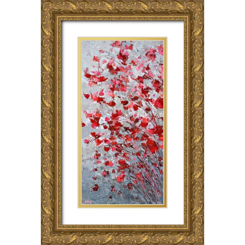 Sakura Tree I Gold Ornate Wood Framed Art Print with Double Matting by Coolick, Ann Marie