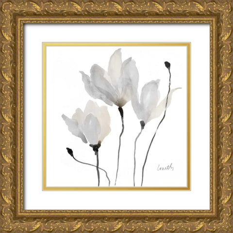 Tonal Sway Gold Ornate Wood Framed Art Print with Double Matting by Loreth, Lanie