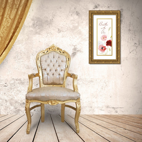 Breathe in the Air Gold Ornate Wood Framed Art Print with Double Matting by Loreth, Lanie