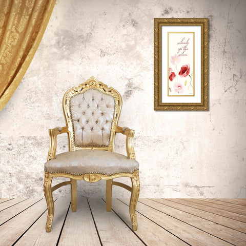 Soak up the Sun Gold Ornate Wood Framed Art Print with Double Matting by Loreth, Lanie