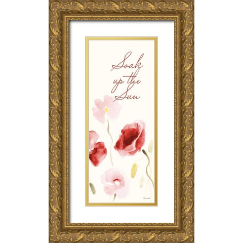 Soak up the Sun Gold Ornate Wood Framed Art Print with Double Matting by Loreth, Lanie