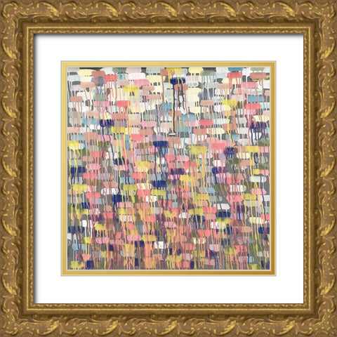 Down Came The Rain Gold Ornate Wood Framed Art Print with Double Matting by Peck, Gail