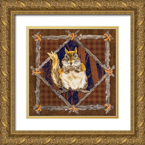 Elements of Nature II Gold Ornate Wood Framed Art Print with Double Matting by Baliko, Linda