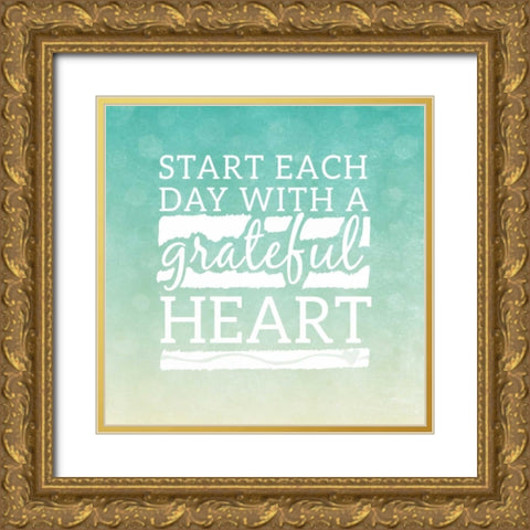 Grateful and Kind I Gold Ornate Wood Framed Art Print with Double Matting by SD Graphics Studio