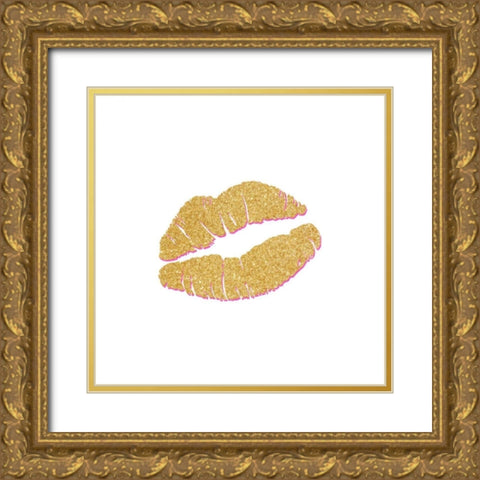 Gold Kiss Gold Ornate Wood Framed Art Print with Double Matting by Studio, Sd Graphics