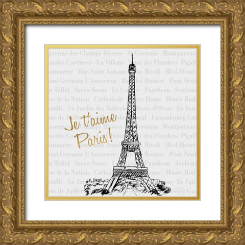 Travel Pack II Gold Ornate Wood Framed Art Print with Double Matting by Biscardi, Nicholas