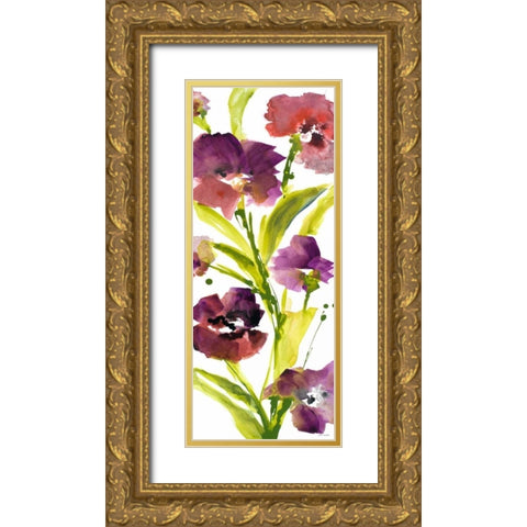 Violet le Povat I Gold Ornate Wood Framed Art Print with Double Matting by Loreth, Lanie