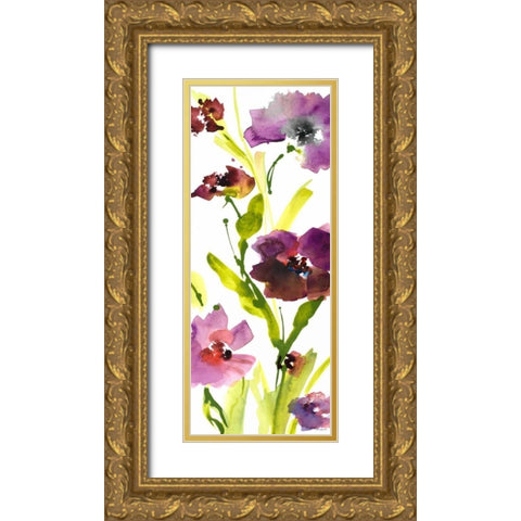 Violet le Povat II Gold Ornate Wood Framed Art Print with Double Matting by Loreth, Lanie