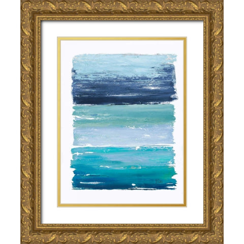 The Palette Gold Ornate Wood Framed Art Print with Double Matting by Pinto, Patricia