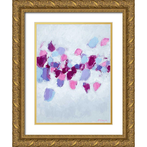 Amoebic Flow II Gold Ornate Wood Framed Art Print with Double Matting by Coolick, Ann Marie