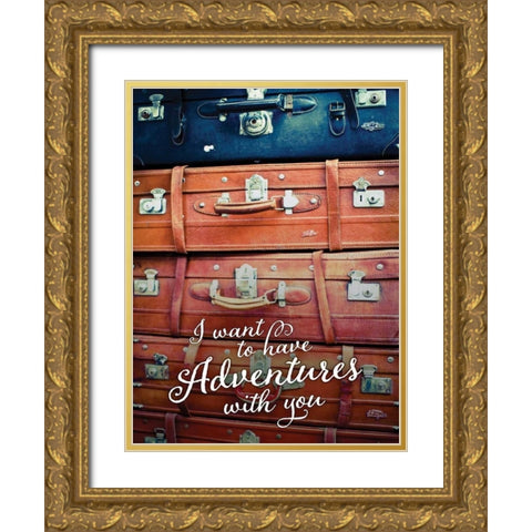 Eastern Travels I Gold Ornate Wood Framed Art Print with Double Matting by Bryant, Susan