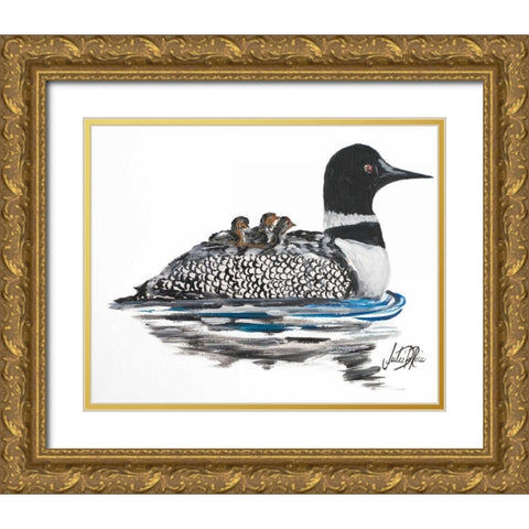 A Day Beside The Lake III Gold Ornate Wood Framed Art Print with Double Matting by DeRice, Julie